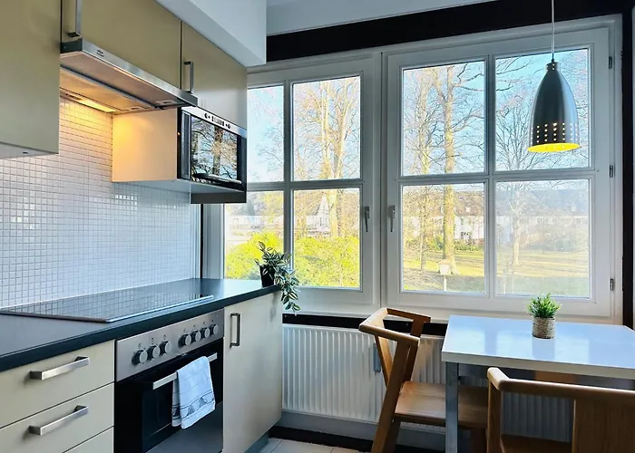 Birken Apartment- 4 Personen-balkon- Waschmaschine-parkplatz