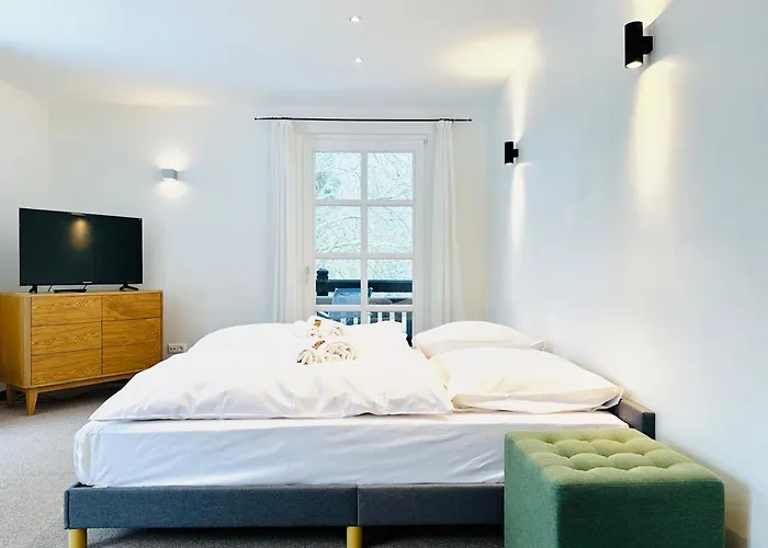 Birken Apartment- 4 Personen-balkon- Waschmaschine-parkplatz *